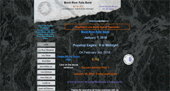 Desktop Screenshot of blackriverfallsband.com